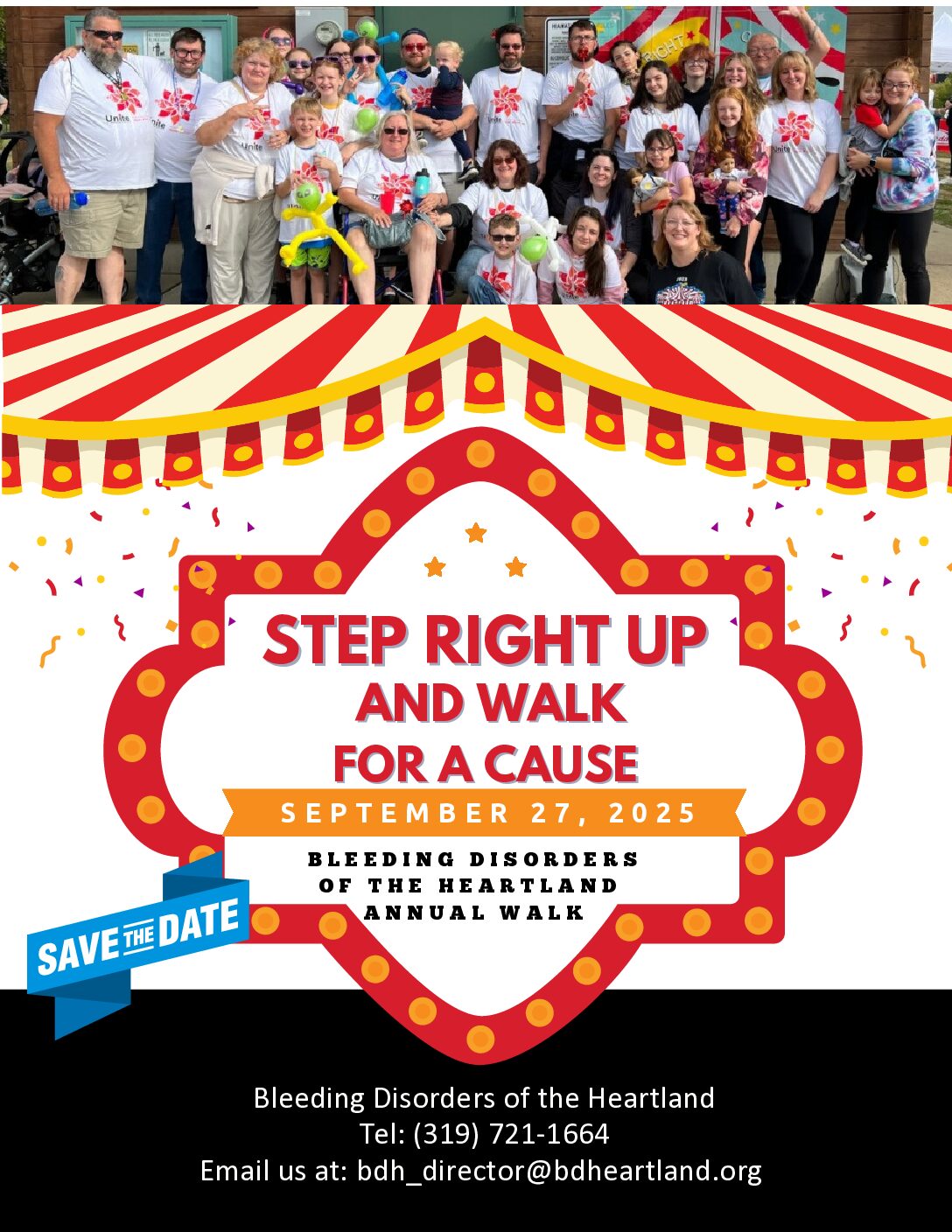 Step Right Up and Unite Walk