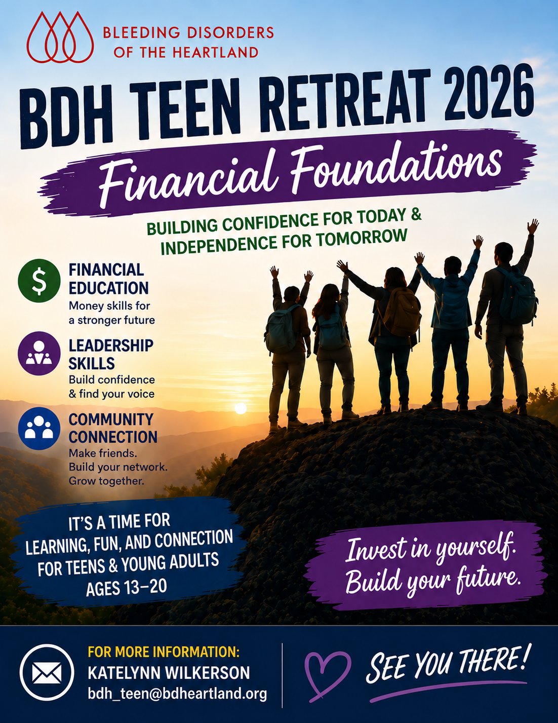 2026 Teen/Young Adult Retreat: Financial Foundations Building Confidence for Today & Independence for Tomorrow