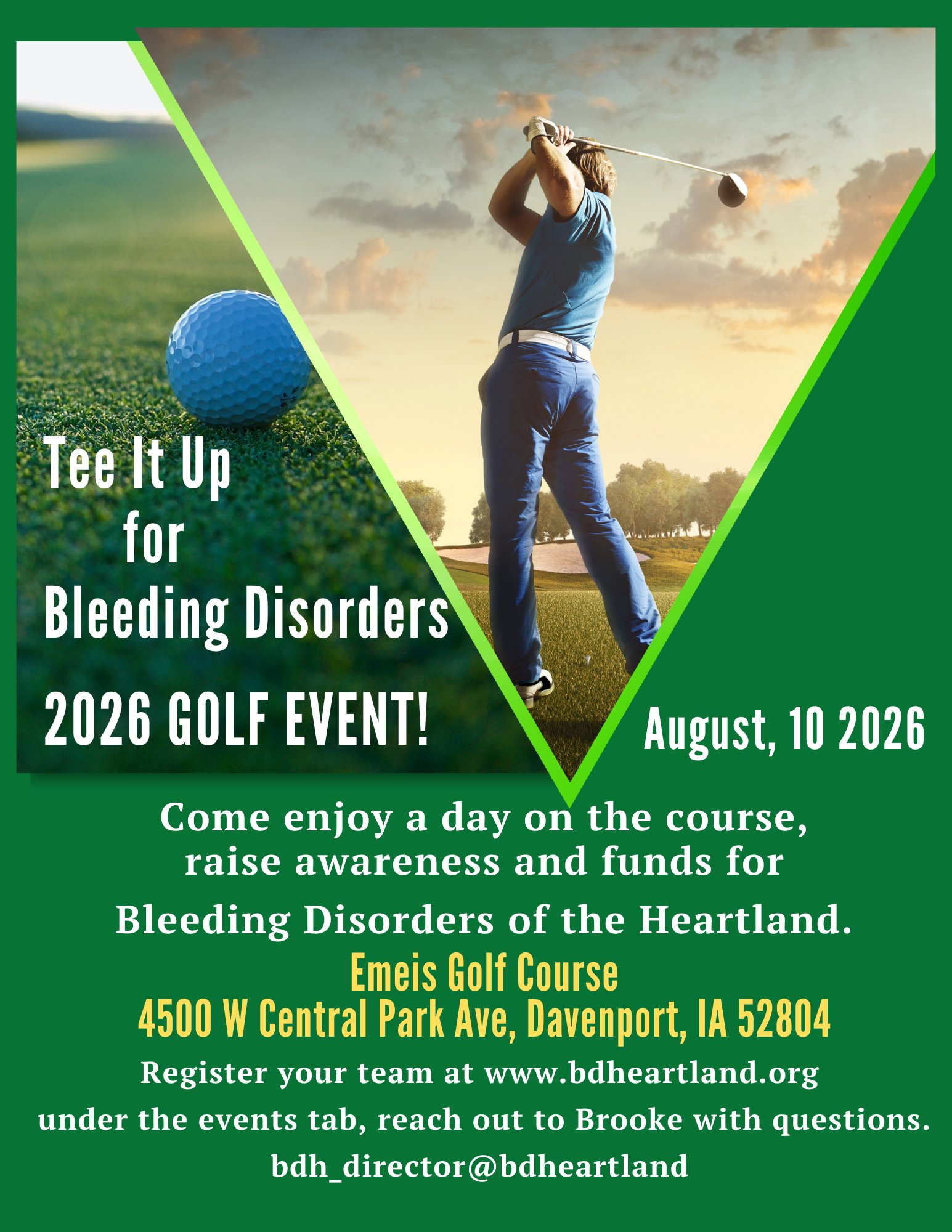 Tee It Up for Bleeding Disorders 2026 Golf Event