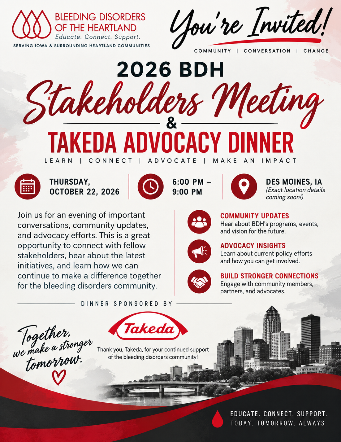 Takeda Advocacy Dinner and Stakeholders Meeting